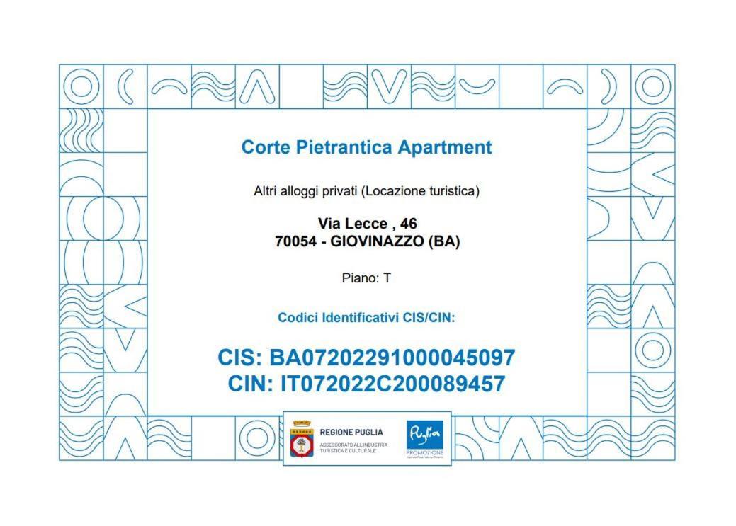 Corte Pietrantica - Charming Rooms & Suites Giovinazzo Oda fotoğraf